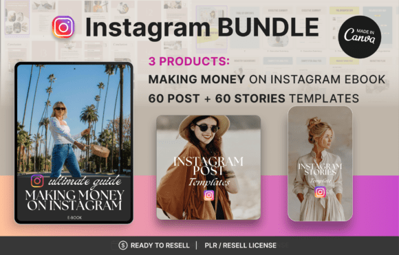 Download Instagram Bundle - 3 Canva Templates - Templates Collection