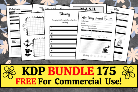 Download KDP Bundle Pack 175 Templates + Extras - Templates Collection