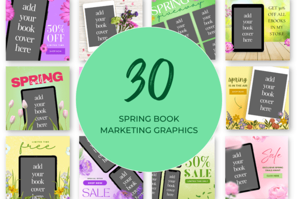Download Spring Book Marketing Canva Templates - Templates Collection