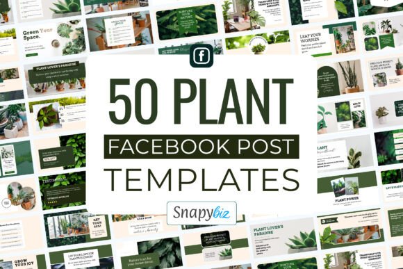 Download Plant Facebook Canva Post Templates - Templates Collection