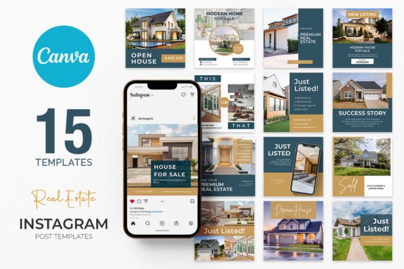 Download 15 Real Estate Instagram Post Templates - Templates Collection