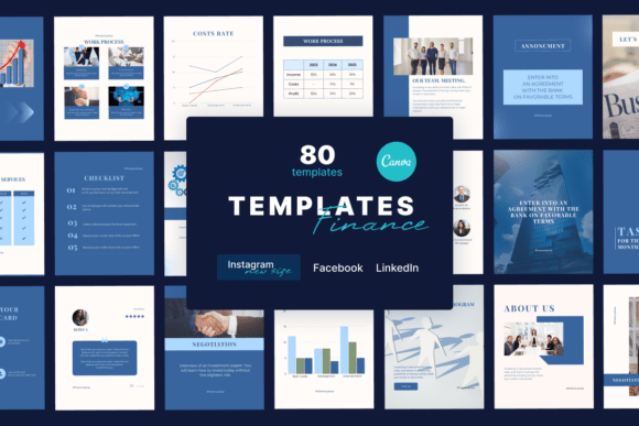 Download Financing Canva Templates, Instagram, Li - Templates Collection