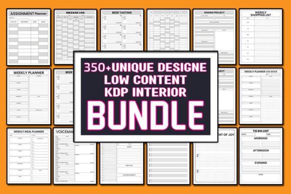 Download Low Content KDP Interior Bundle - Low content kdp Collection