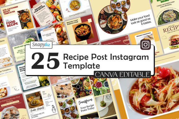 Download Free Recipe Social Media Post Templates - Templates Collection