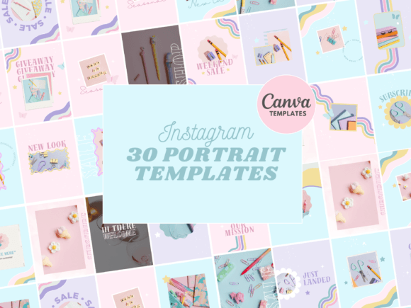 Download Pastel Instagram Canva Templates - Templates Collection