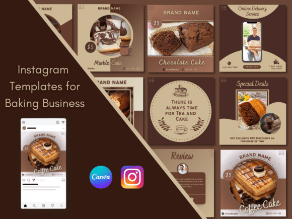 Download Canva Templates for Baking Business - Templates Collection
