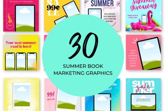 Download Summer Book Marketing Canva Templates - Templates Collection