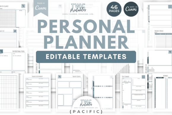 Download Personal Planner Canva Templates | PAC - Templates Collection