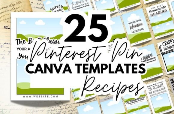Download Recipe Pinterest Pin Canva Templates - Templates Collection