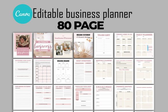 Download Business Planner Canva Templates - Templates Collection