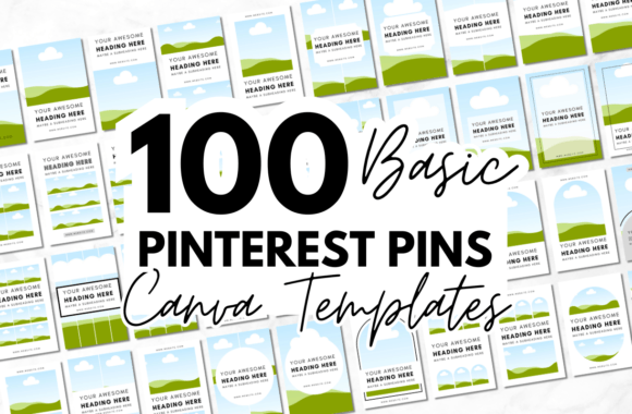 Download 100 Basic Pinterest Pin Canva Templates - Templates Collection