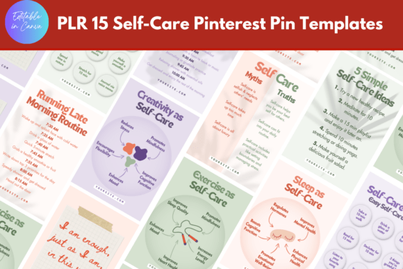 Download Self-Care Pinterest Pin Canva Templates - Templates Collection