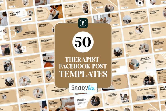 Download Therapist Facebook Canva Post Templates - Templates Collection