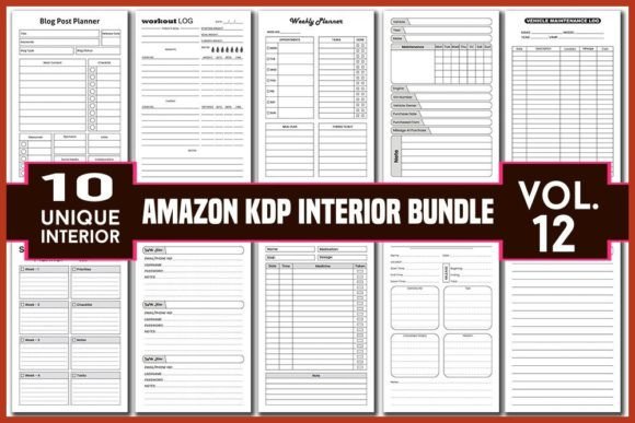 Download Low Content KDP Interior Bundle - Low content kdp Collection