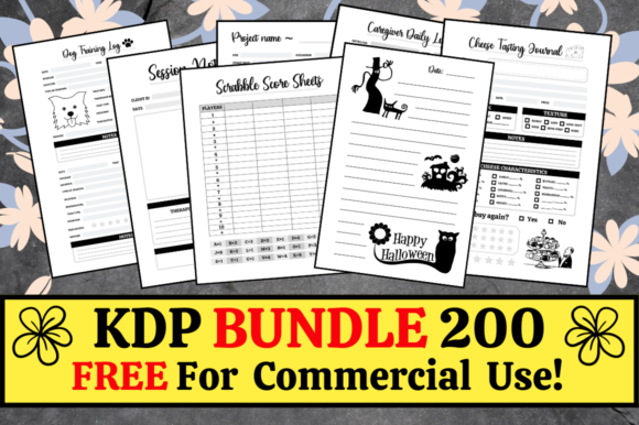 Download KDP Bundle Pack 200 Templates + Extras - Templates Collection