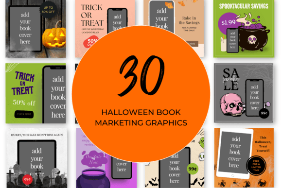 Download Halloween Book Marketing Canva Templates - Templates Collection