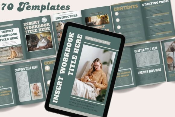 Download Course Workbook Canva Templates - Templates Collection