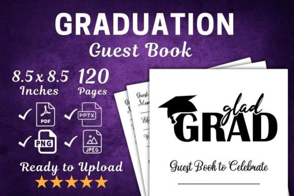 Download KDP Graduation Guest Book Interior - Premium Resources
